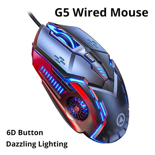 Six Keys Luminous Gaming Mouse
