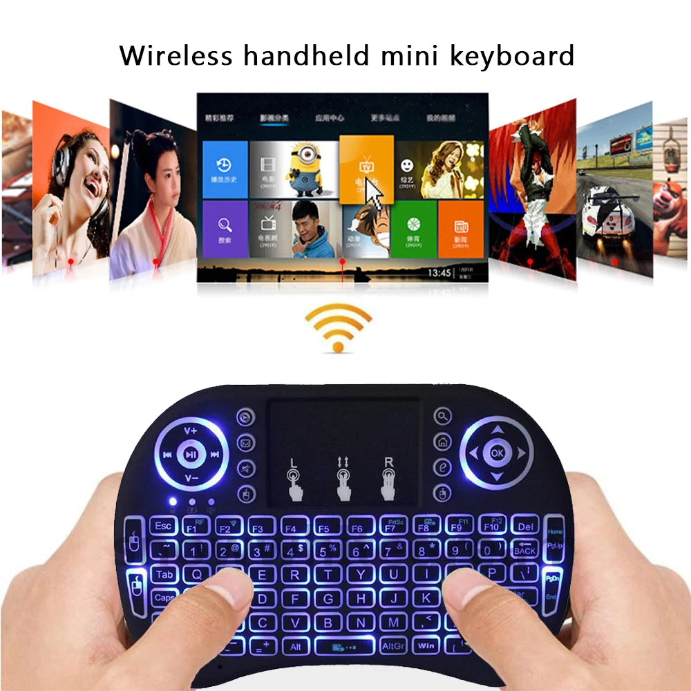 2.4G Air Mouse with Touchpad Keyboard