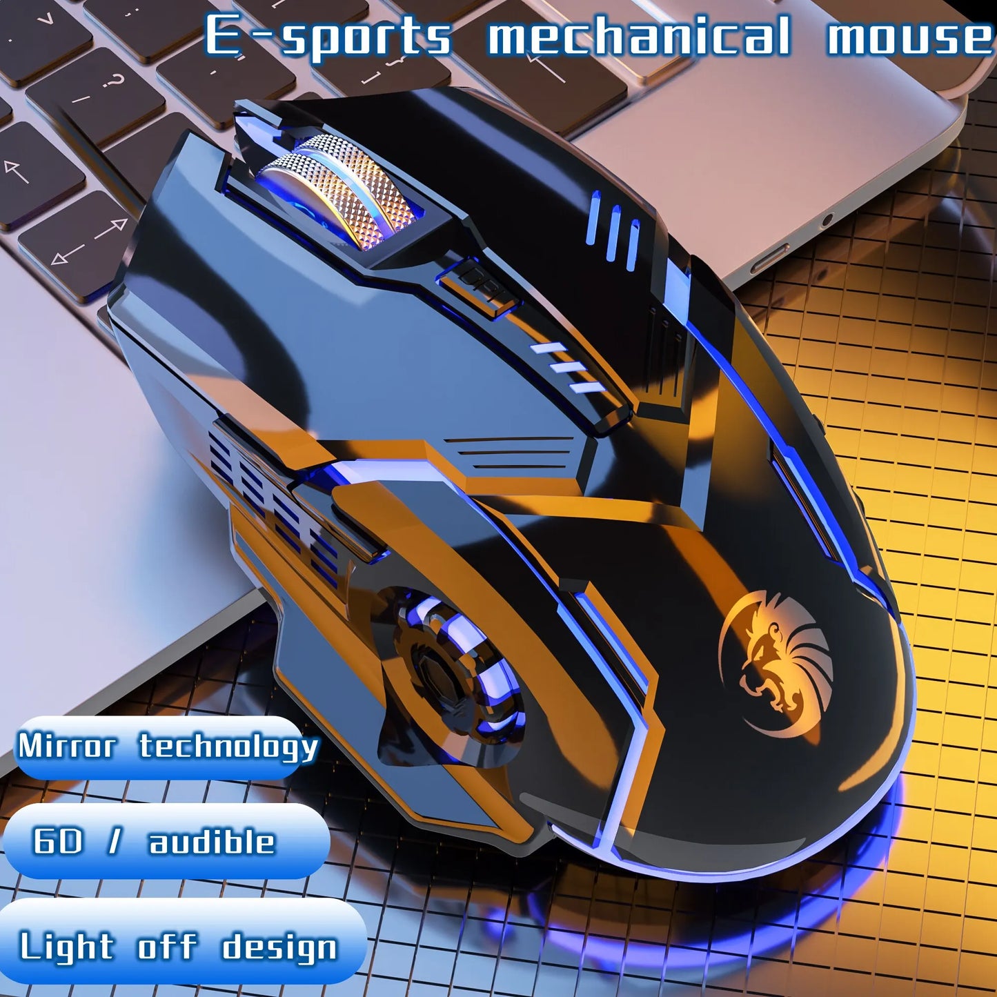 Wired 6 Keys Mouse Gaming Mouse