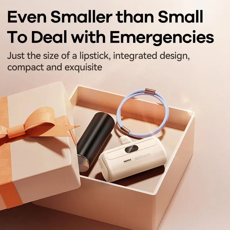 5000mAh Built in Cable Power Bank