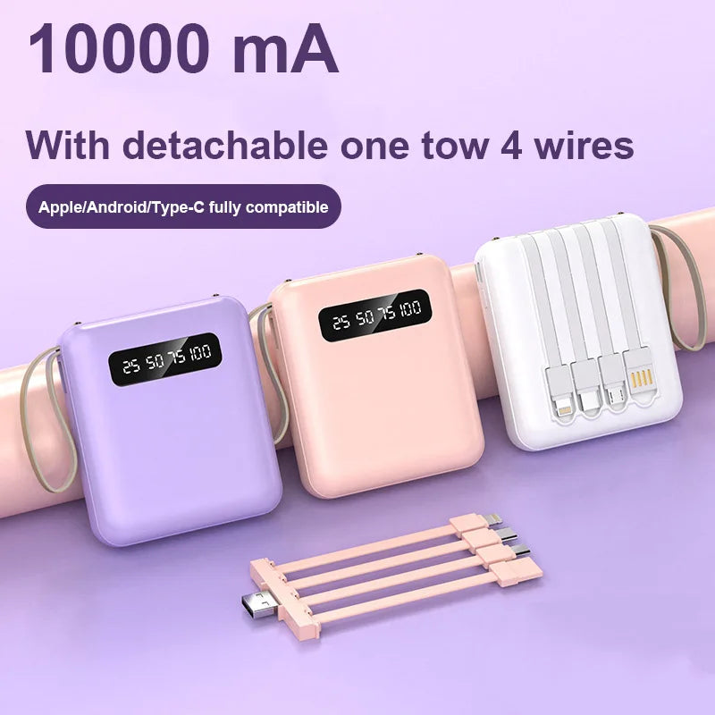 20000mAh Four Cables Power Bank