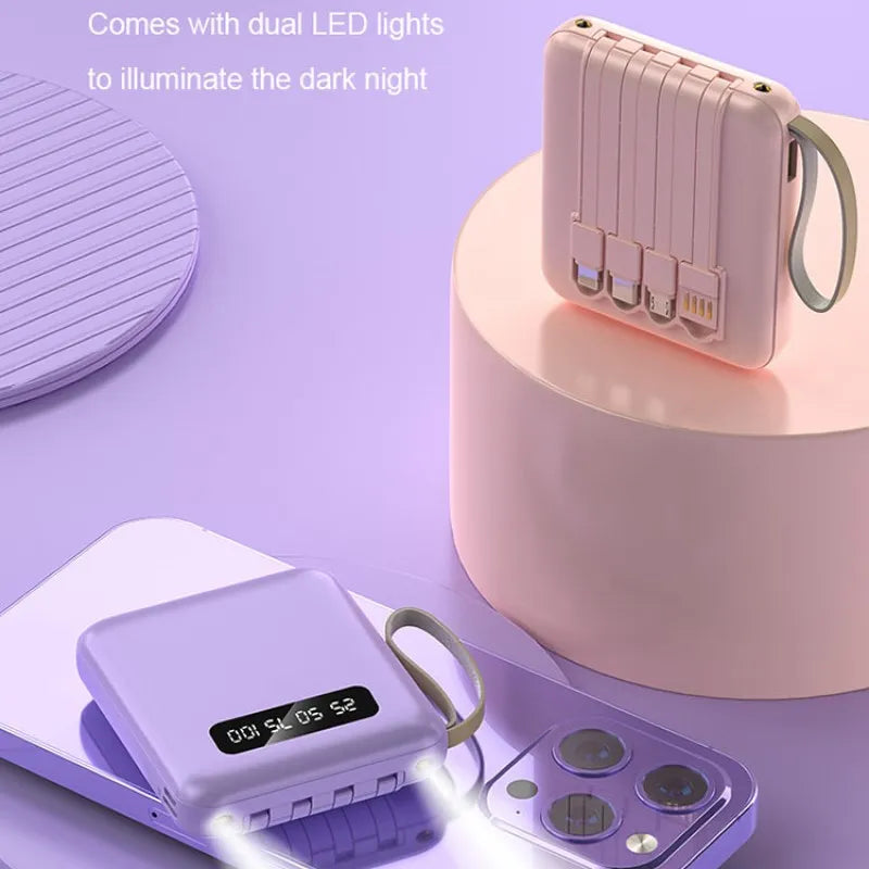 20000mAh Four Cables Power Bank