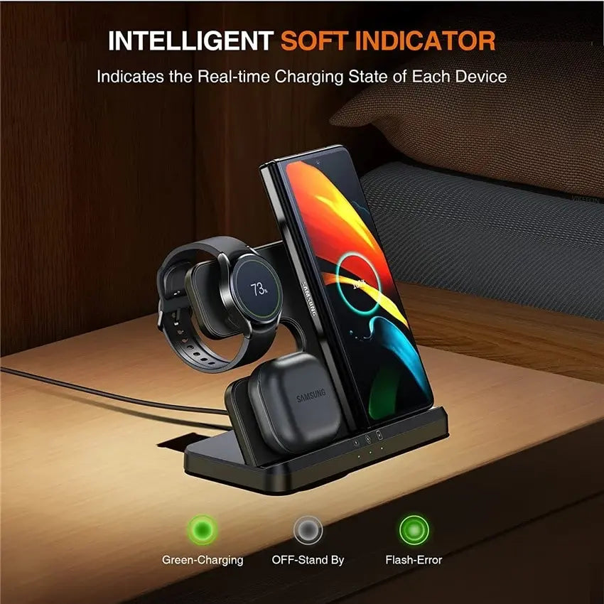 3 in 1 Wireless Charger Stand F