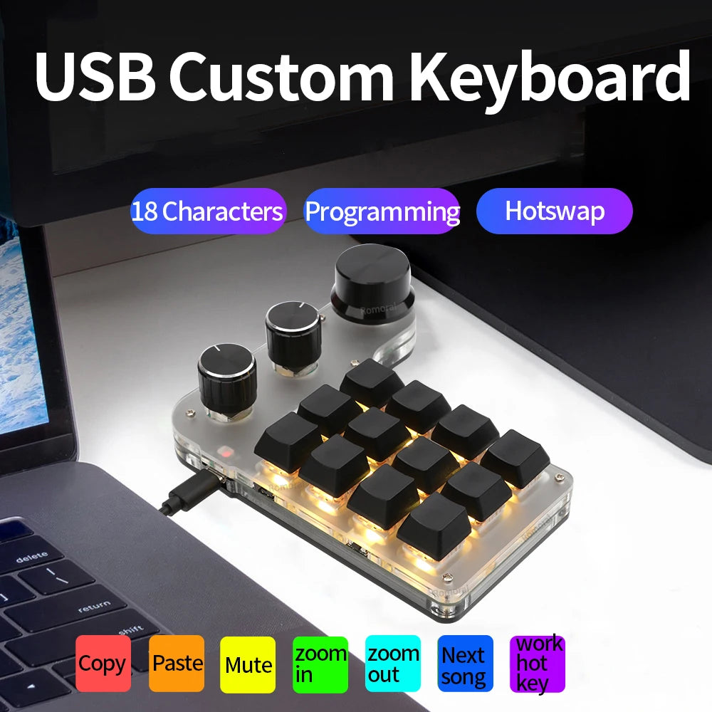 Programmable Custom Gaming Keyboard