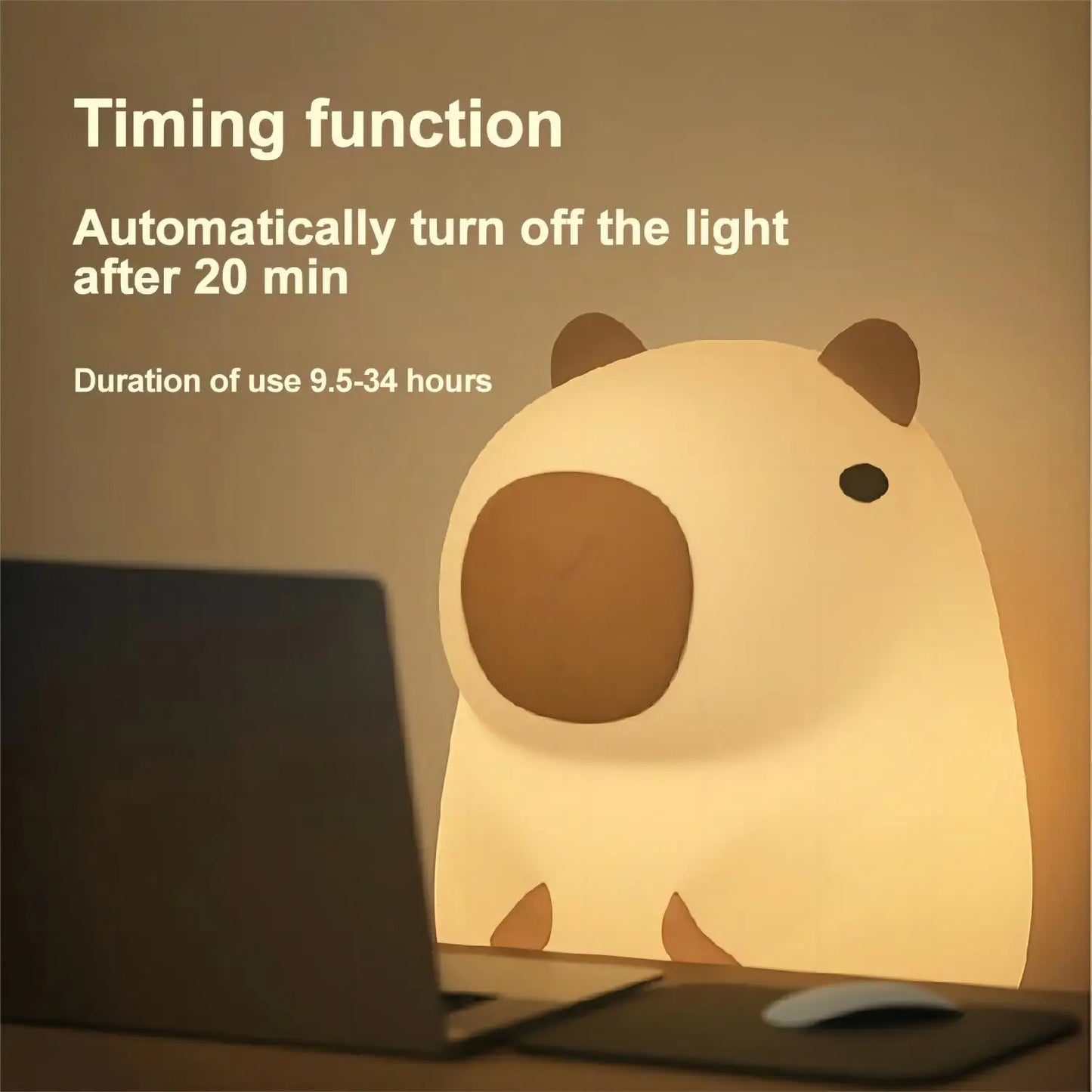 Cute Cartoon Silicone Night Lamp