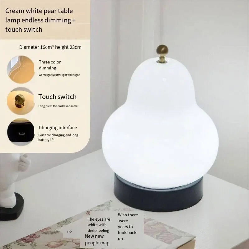LED Pear Table Lamp