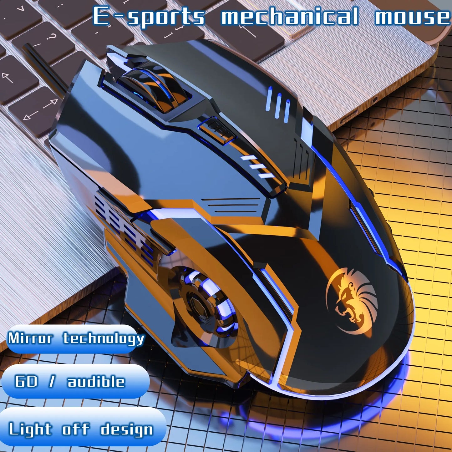 Wired 6 Keys Mouse Gaming Mouse