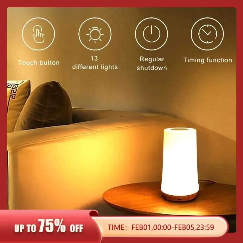 13 Colors Side Table Lamp