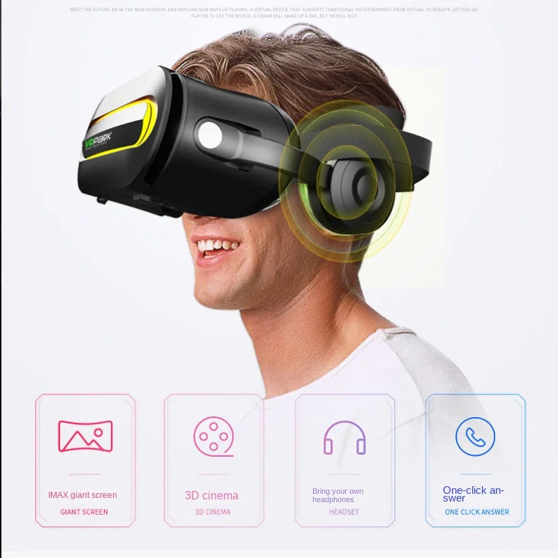 Smart Virtual Reality Glasses with Headset