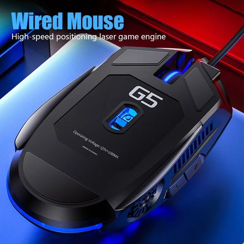 Six Keys Luminous Gaming Mouse